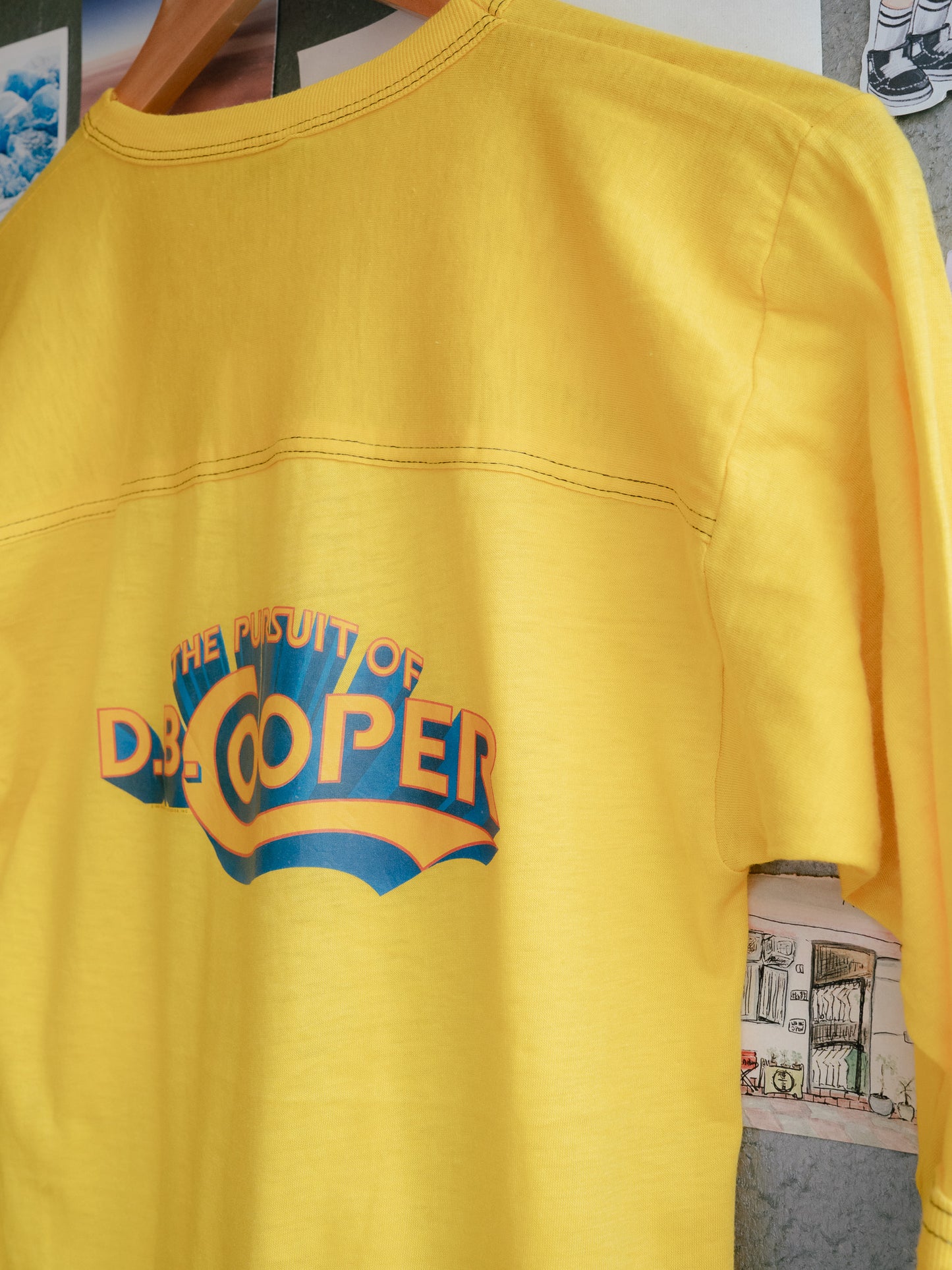 1980s "THE KNITS" D.B. Cooper Football Tee"