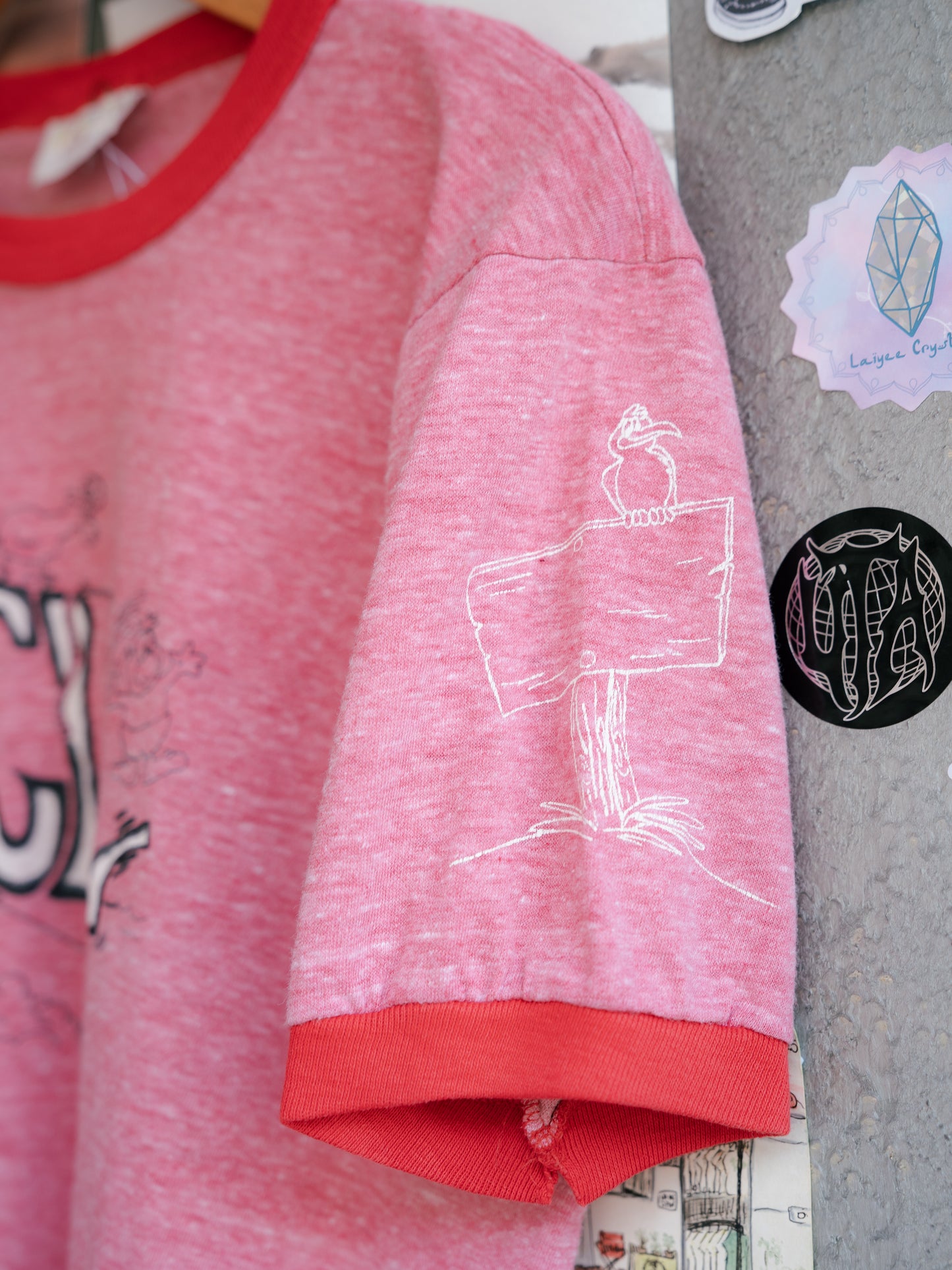 1980s "MOOREWEAR" Enumclaw Ringer Tee