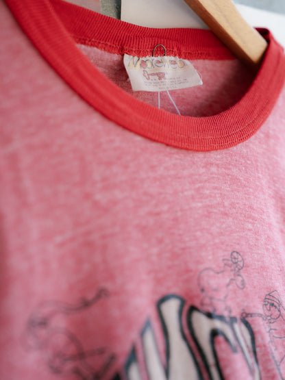 1980s "MOOREWEAR" Enumclaw Ringer Tee