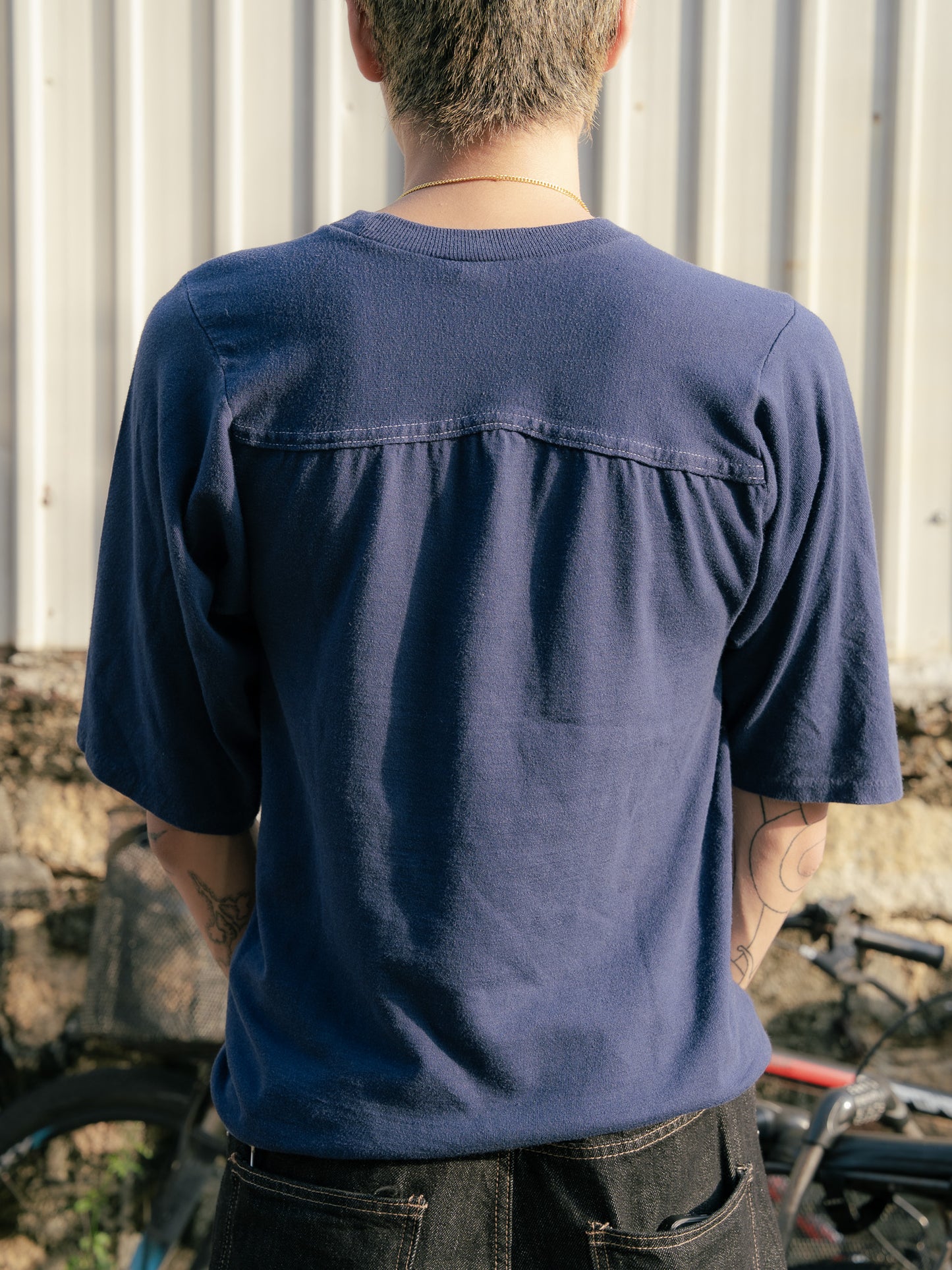 1970-80s "COLLEGIATE PACIFIC" Franklin College Football Tee