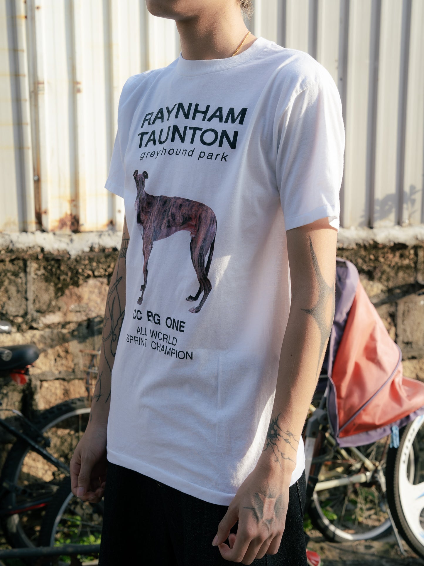 1980-90s "MY SHIRT" Raynham Taunton Greyhound Park Tee