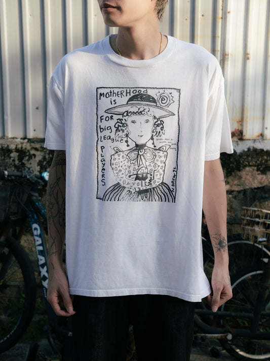 1990s "Nancy Drew" Motherhood is For Big League Players Tee