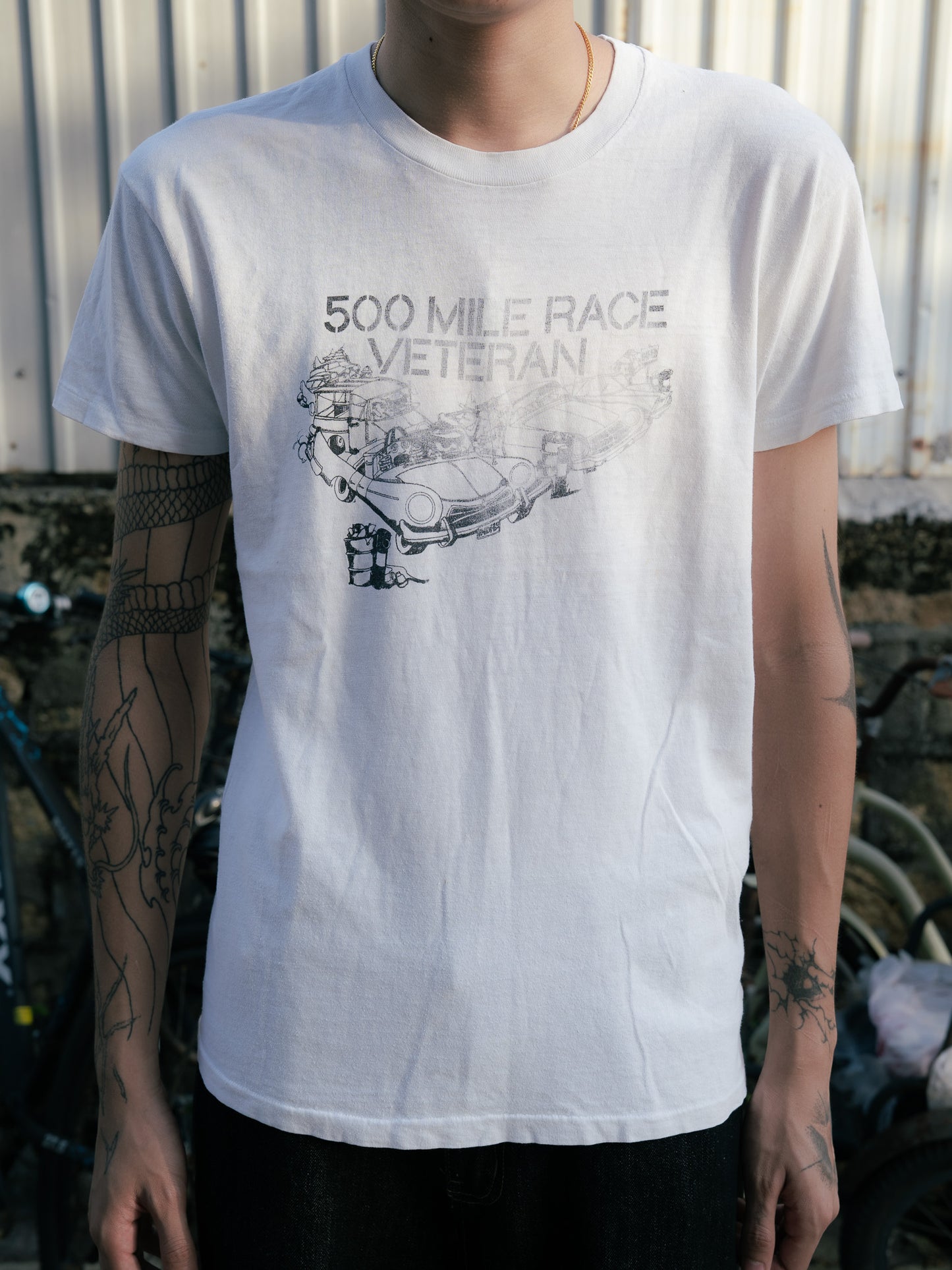 1960s "HANES" 500 Mile Race Veteran Tee