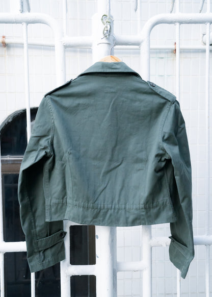 1960-70s French Military "J. VEYRIER" Cropped HBT Field Jacket