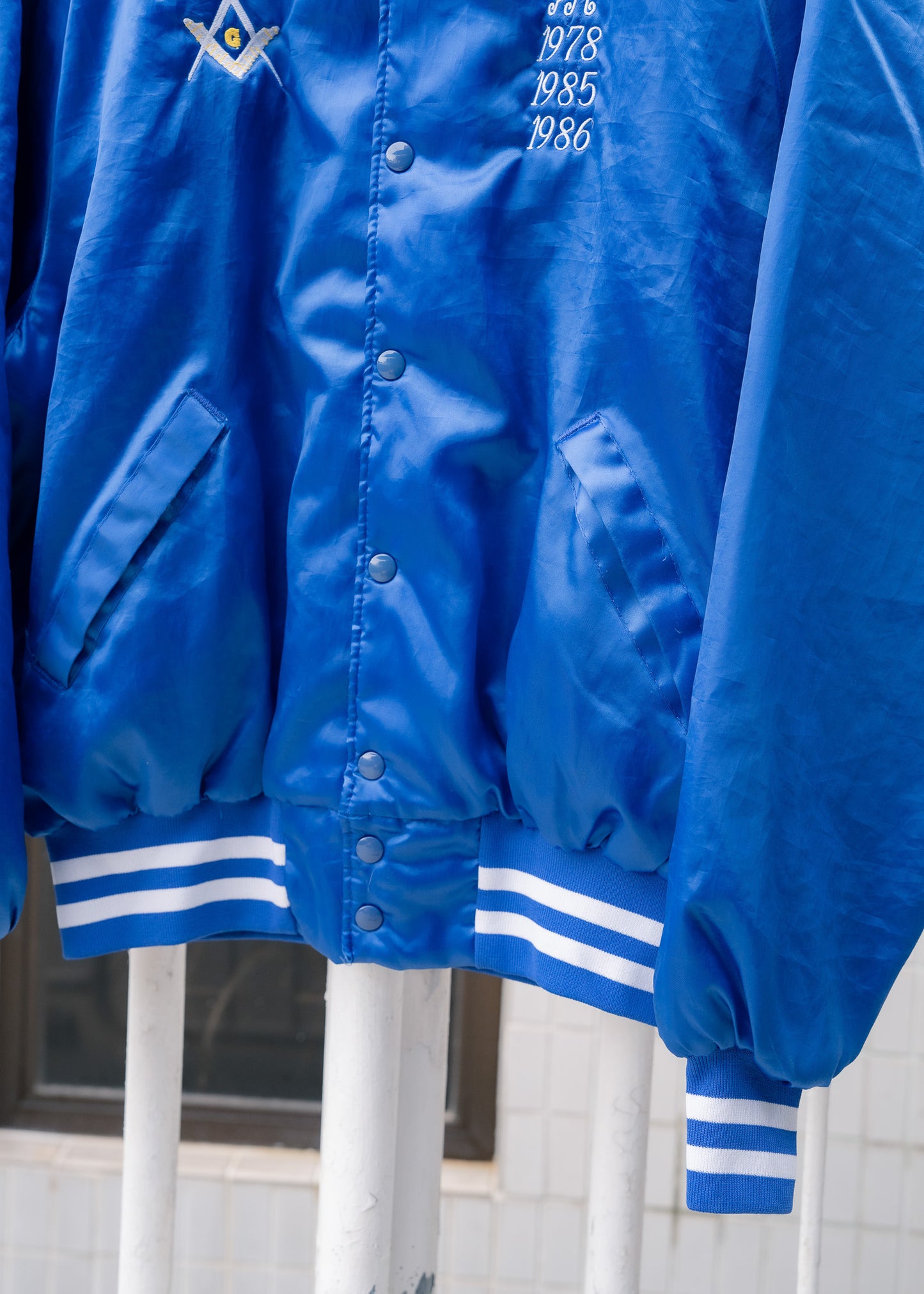 1990s ”Dunbrooke“ Embroidered Satin Jacket