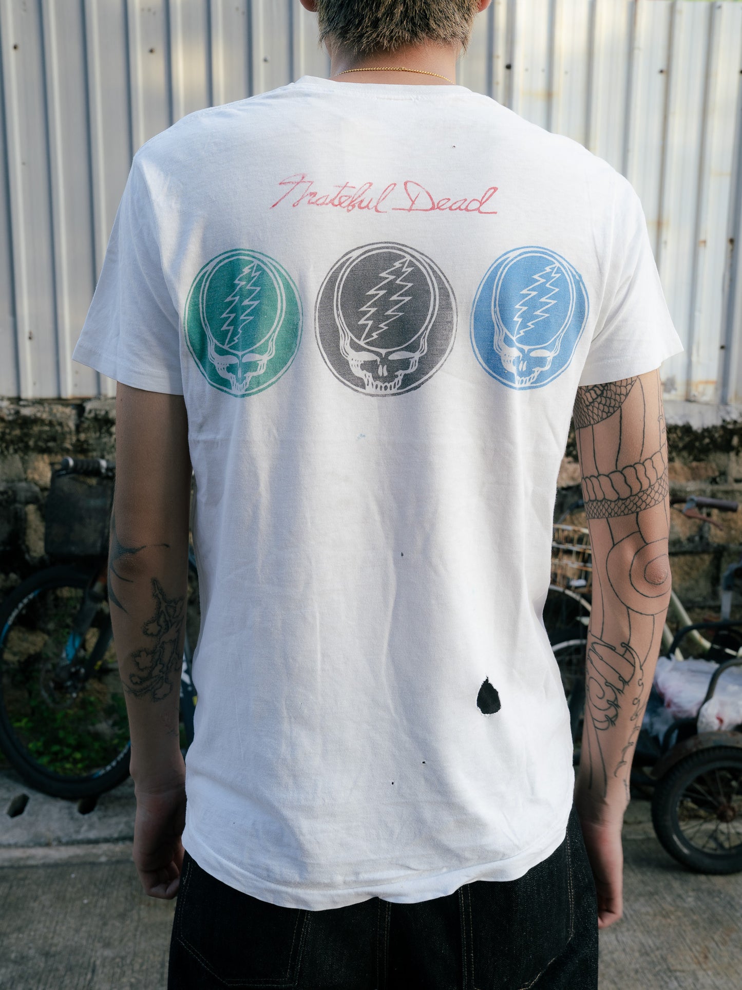 "Munsingwear" Grateful Dead Back Print Tee