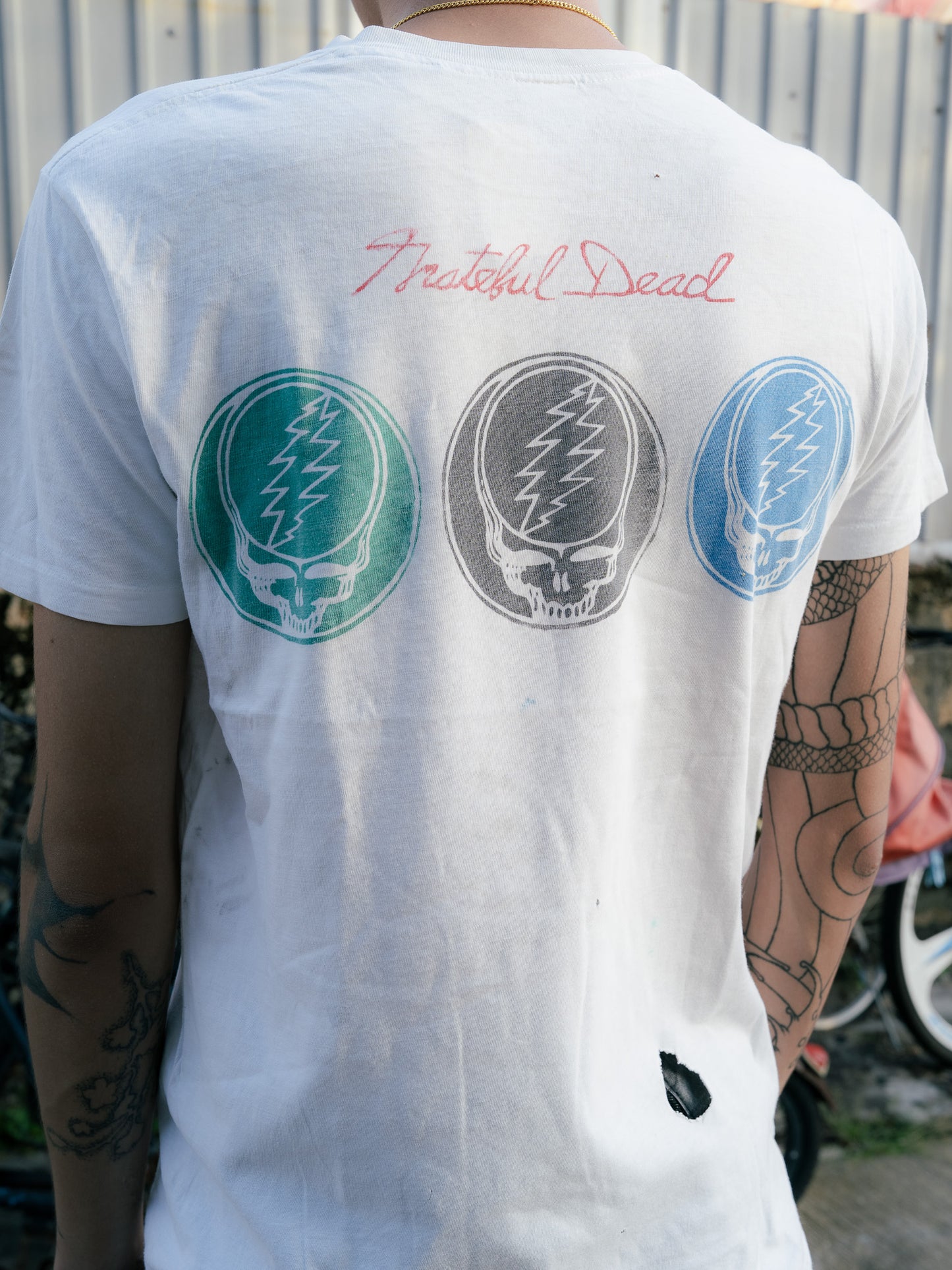 "Munsingwear" Grateful Dead Back Print Tee