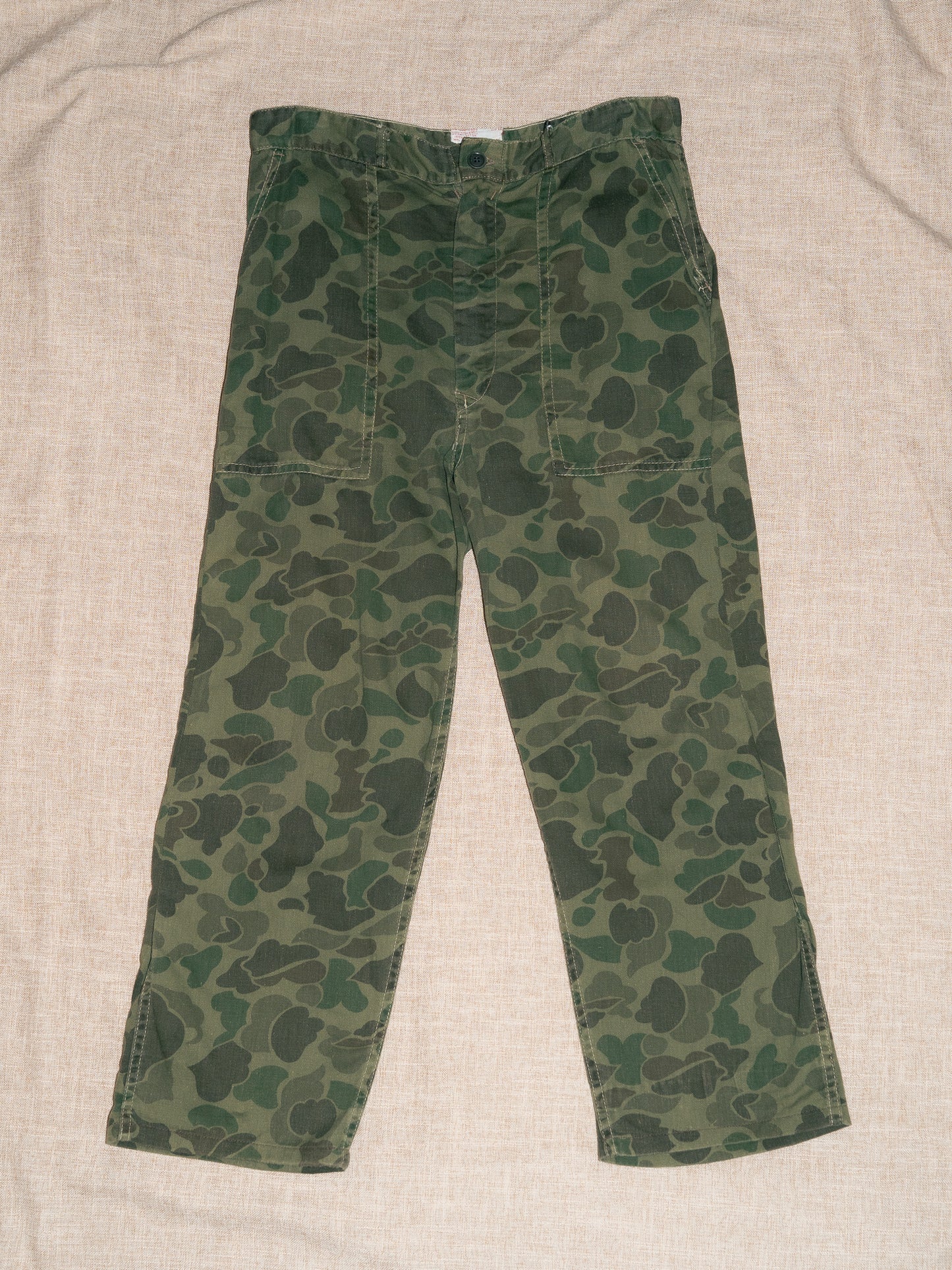 1980s Duck Camo Fatigue Pants