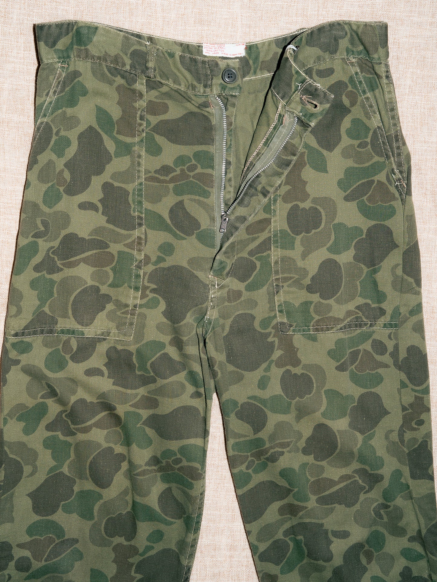 1980s Duck Camo Fatigue Pants
