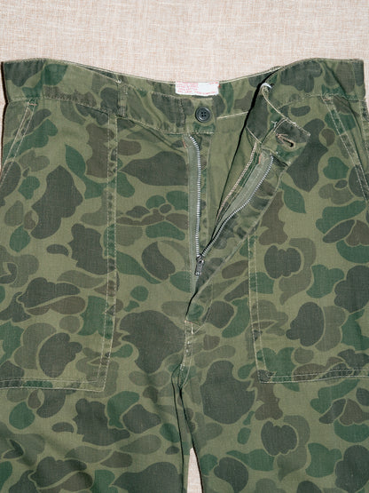 1980s Duck Camo Fatigue Pants