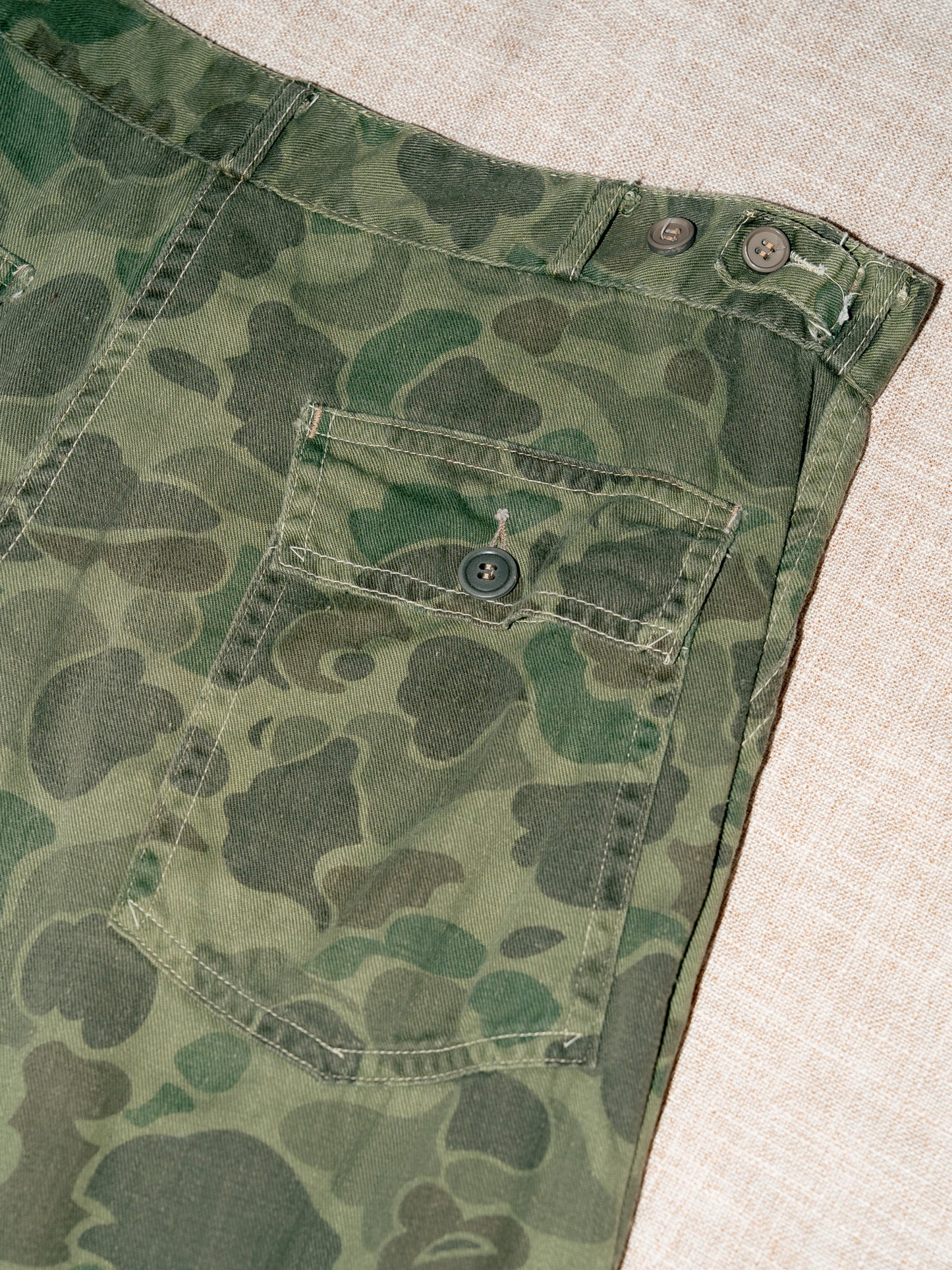 1980s Duck Camo Fatigue Pants