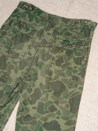 1980s Duck Camo Fatigue Pants