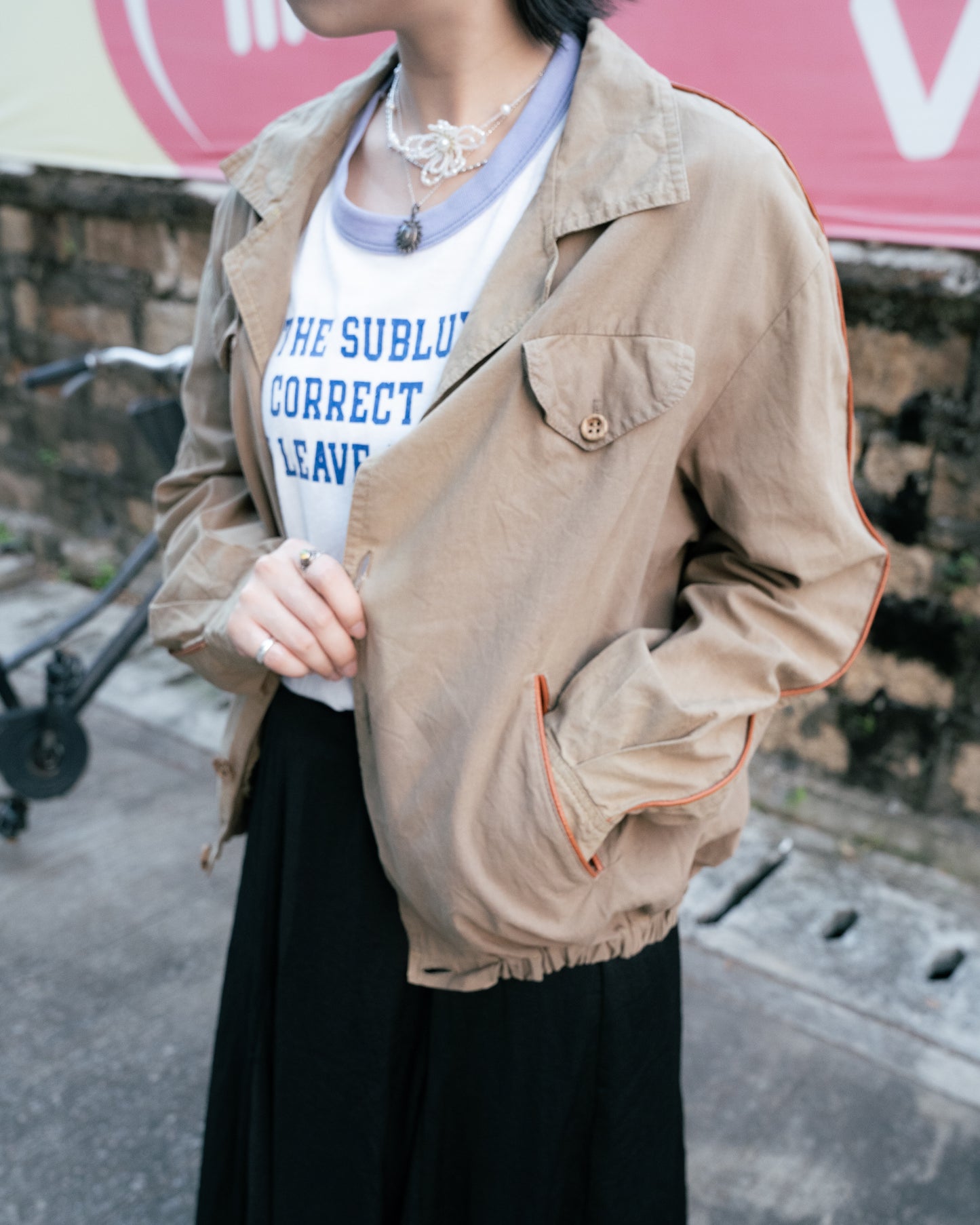 1960s French Cotton Blouson