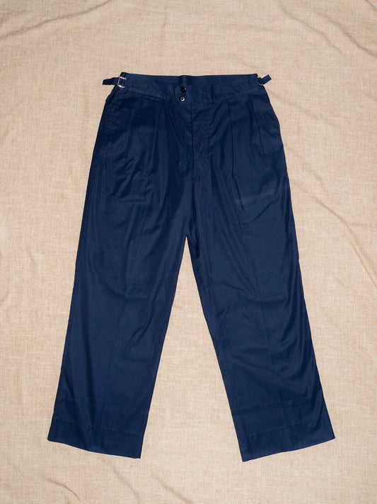 1980-2000s Hong Kong Firefighter Uniform Pleated Pants