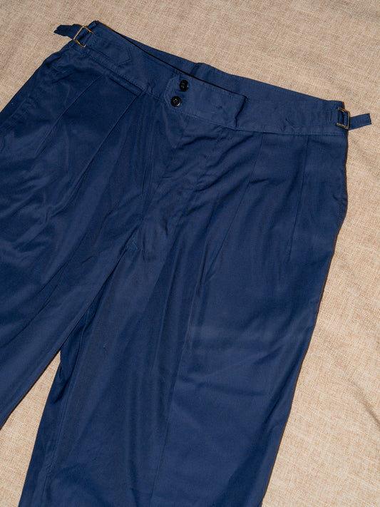 1980-2000s Hong Kong Firefighter Uniform Pleated Pants