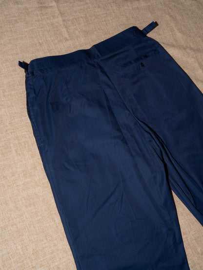 1980-2000s Hong Kong Firefighter Uniform Pleated Pants