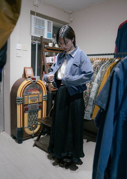 1950s French "DANTON" Cotton Twill Cyclist Jacket