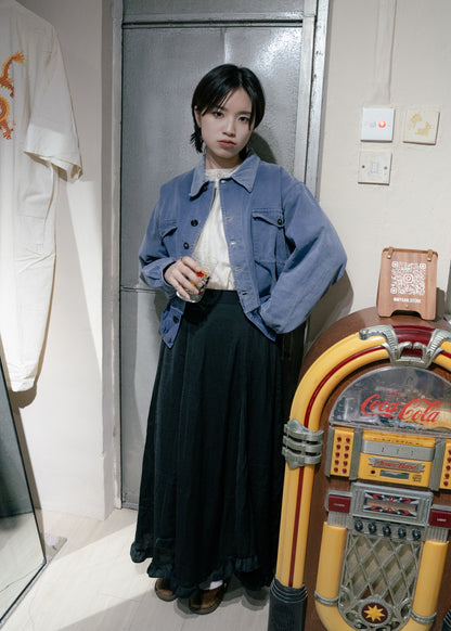 1950s French "DANTON" Cotton Twill Cyclist Jacket