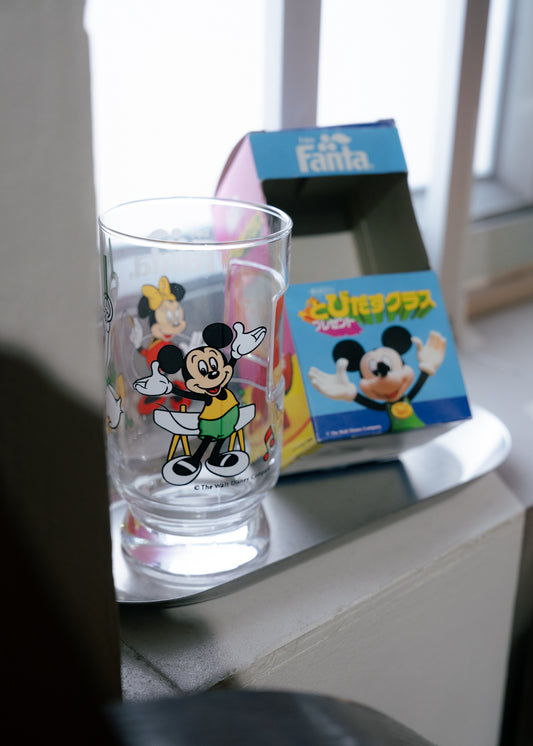 FANTA x DISNEY Gymnastic Novelty Glass Tumbler with Box