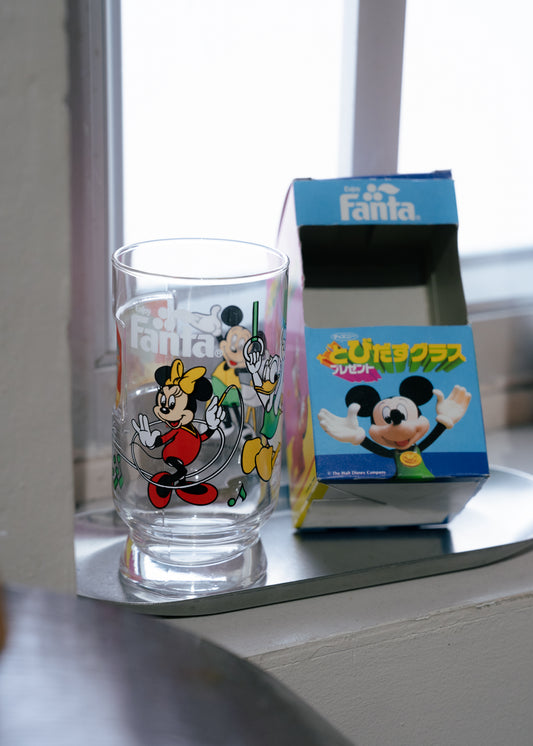 FANTA x DISNEY Gymnastic Novelty Glass Tumbler with Box