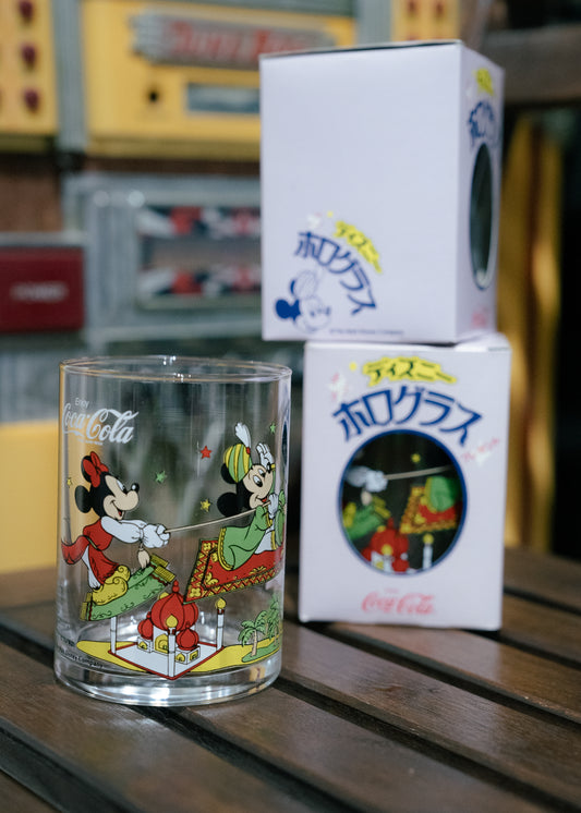 COCA-COLA x DISNEY Magic Carpet Glass Cup With Box