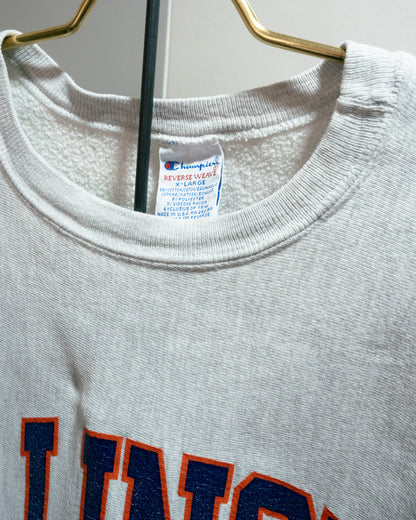 1990s "CHAMPION“ ILLINOIS Reverse Weave Sweatshirt