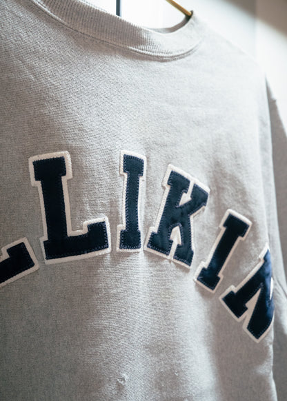 1990年代「CHAMPION」MILLIKIN刺繍リバースウィーブスウェットシャツ