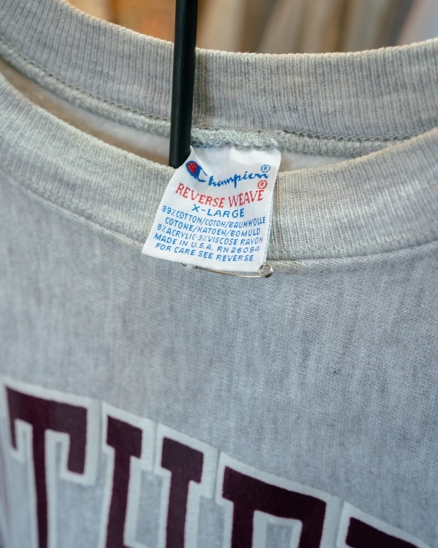 1990s "CHAMPION" SOUTHERN ILLINOIS Reverse Weave Sweatshirt