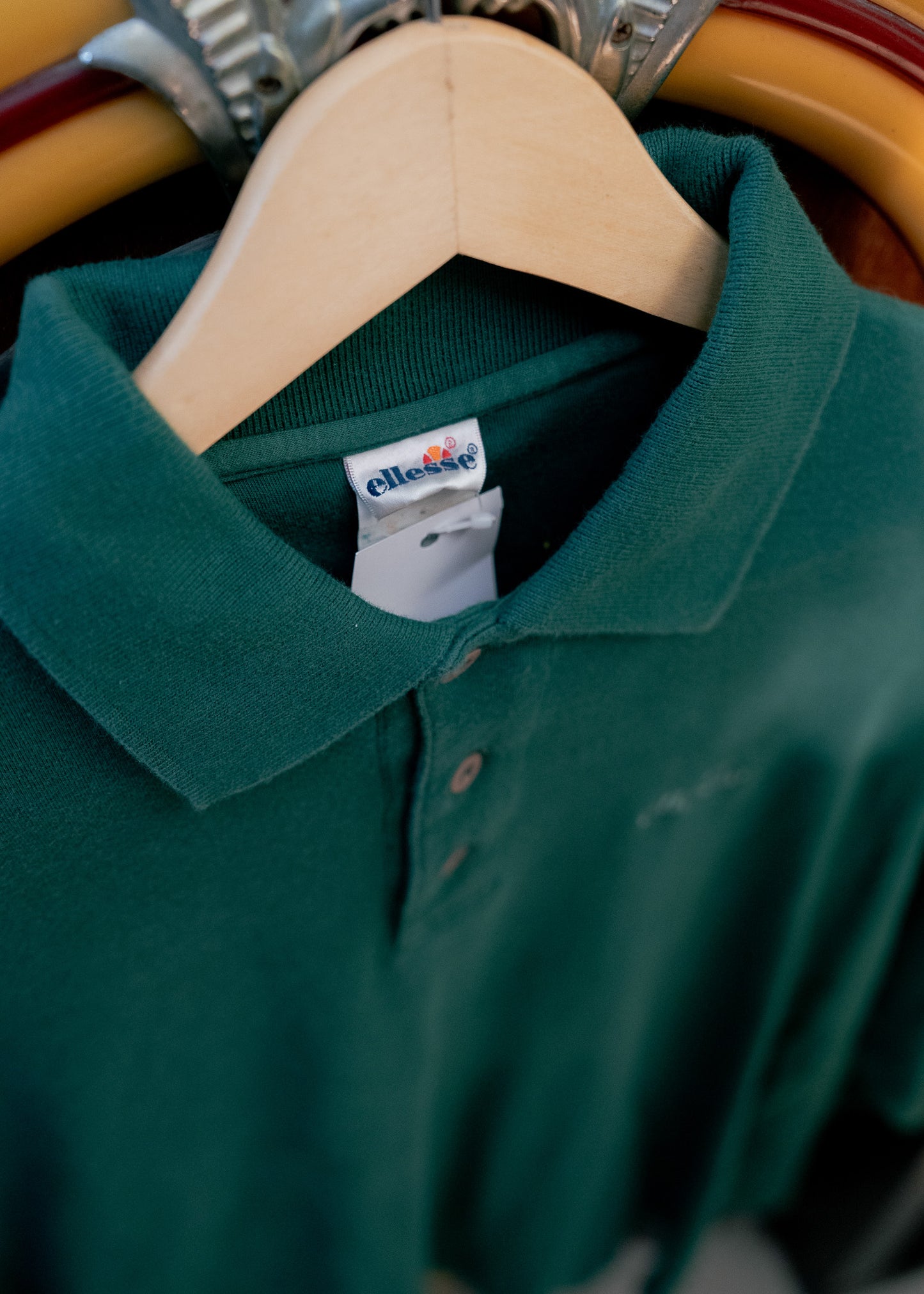 "ELLESSE" Long Sleeve Polo Shirt