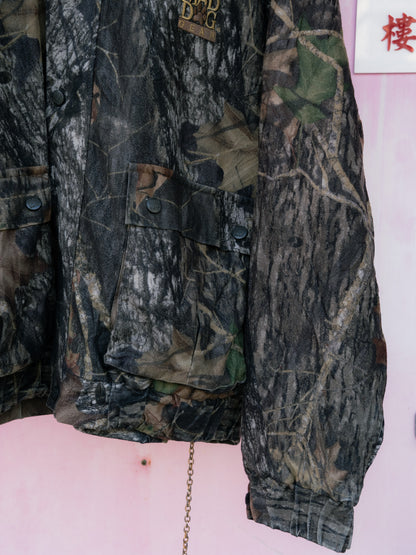 "MAD DOG GEAR" Tree Camo Fleece Zip Jacket