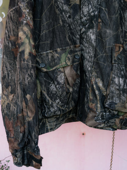 "MAD DOG GEAR" Tree Camo Fleece Zip Jacket