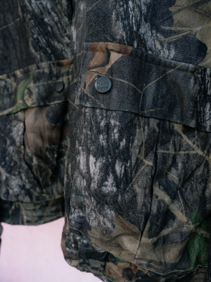"MAD DOG GEAR" Tree Camo Fleece Zip Jacket