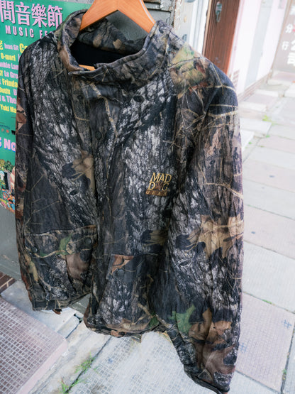 "MAD DOG GEAR" Tree Camo Fleece Zip Jacket