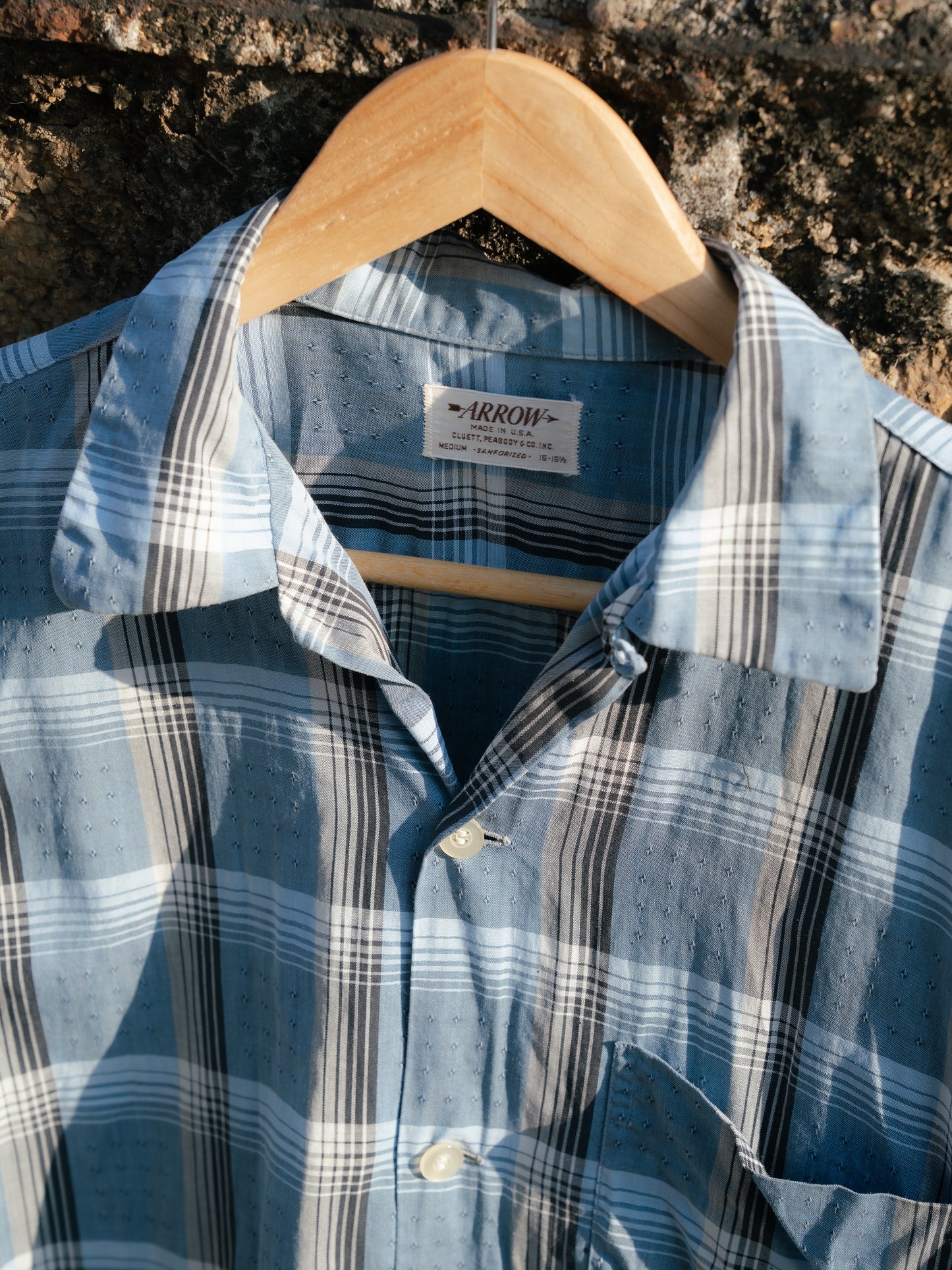 1960s "ARROW" Loop Collar Shirt