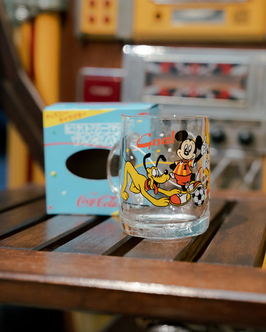 ~1980s COCA-COLA x Disney ”Goal“ Victory Mug with box
