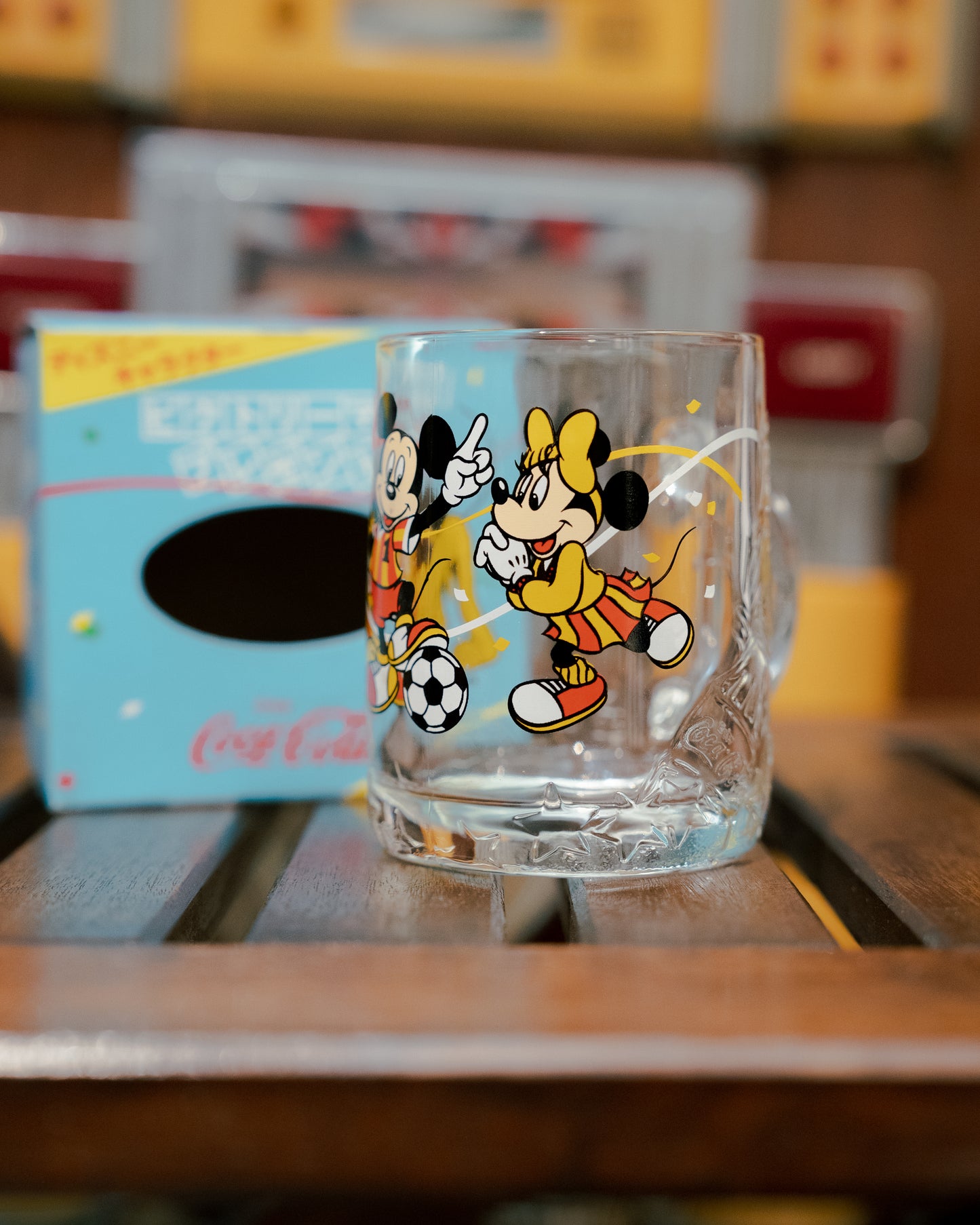 ~1980s COCA-COLA x Disney ”Goal“ Victory Mug with box
