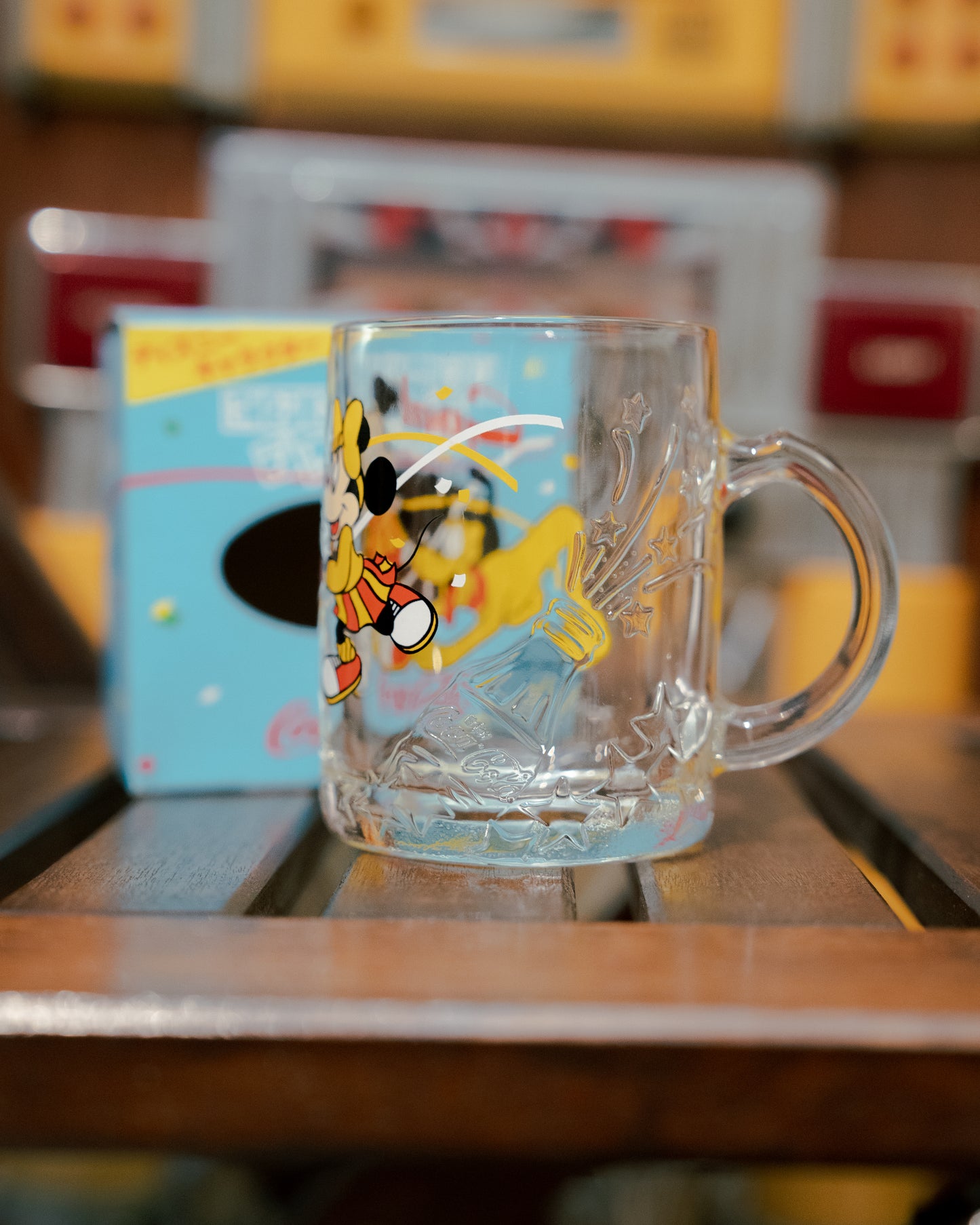 ~1980s COCA-COLA x Disney ”Goal“ Victory Mug with box