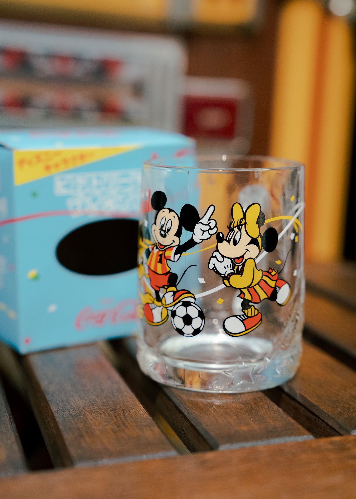 ~1980s COCA-COLA x Disney ”Goal“ Victory Mug with box