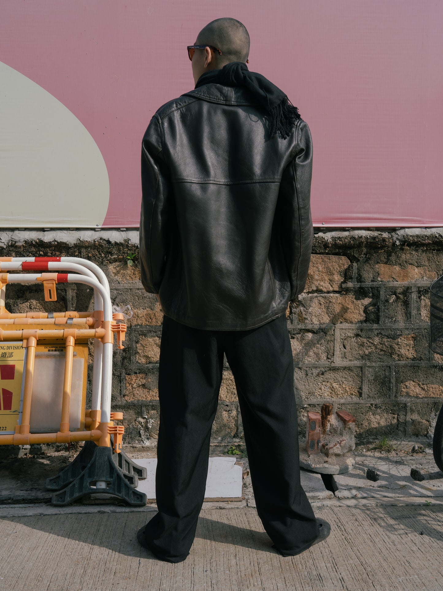 1970's French EDF Leather Jacket - Dark Brown