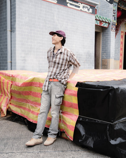 1960-70s “SOVEREIGN” Permanent Press Button-Up Short Sleeve Shirt