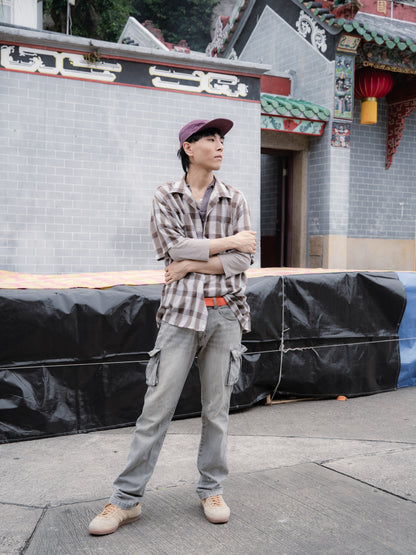 1960-70s “SOVEREIGN” Permanent Press Button-Up Short Sleeve Shirt