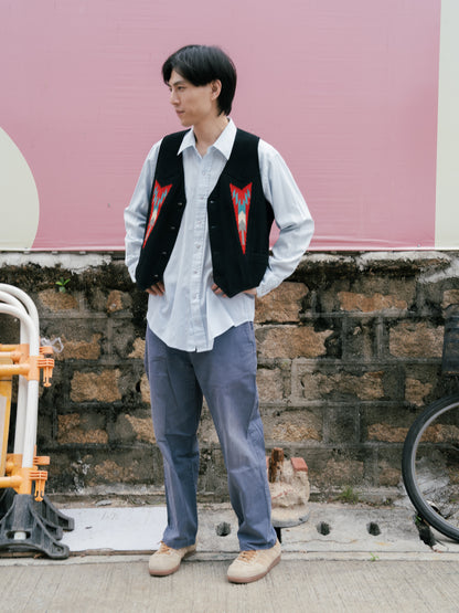 1980s "PIONEER WEAR GOLDEN COLLECTION" Chimayo Vest