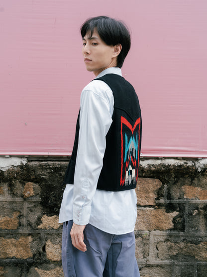 1980s "PIONEER WEAR GOLDEN COLLECTION" Chimayo Vest