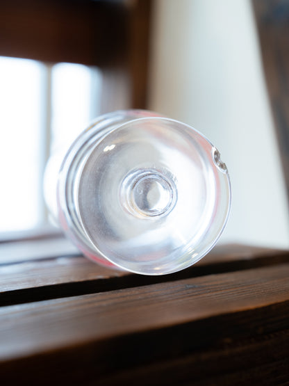 Old Snoopy Baseball Catcher Glass Tumbler