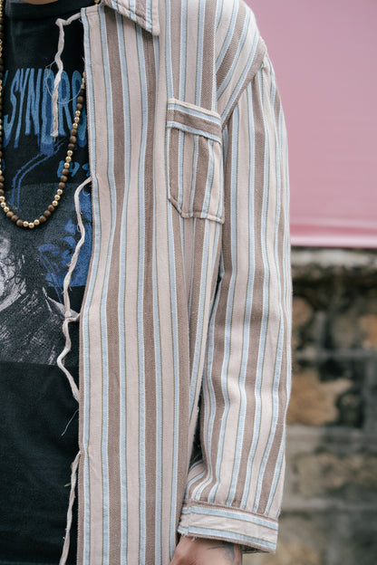 1950-60s Bulgarian Military Pajama Shirt