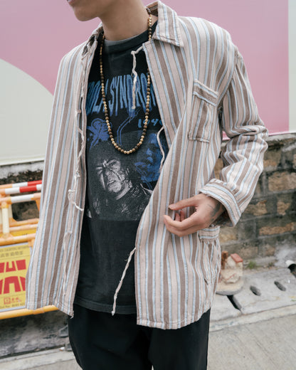 1950-60s Bulgarian Military Pajama Shirt