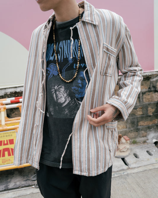 1950-60's Bulgarian Military Pajama Shirt