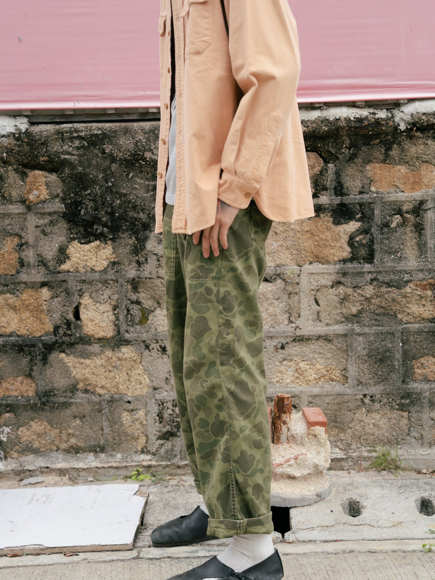 1980s Duck Camo Fatigue Pants