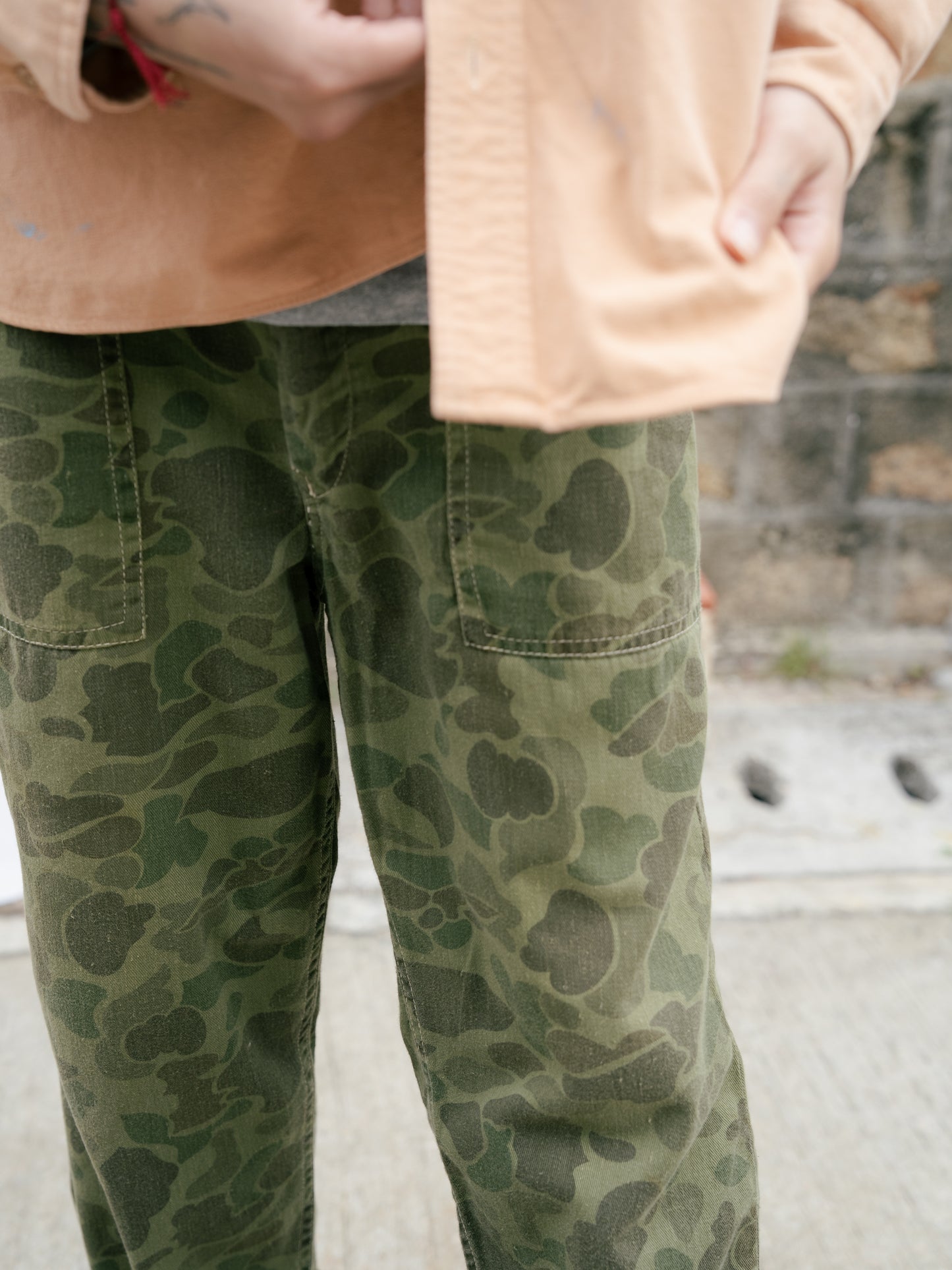 1980s Duck Camo Fatigue Pants