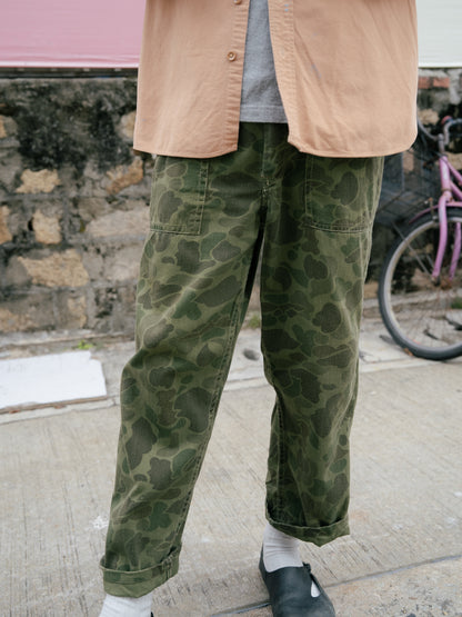 1980s Duck Camo Fatigue Pants
